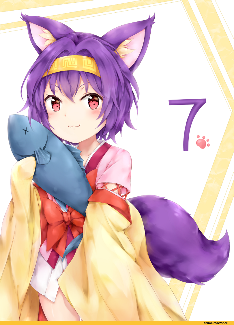 Hatsuse Izuna, No Game No Life, Animal Ears, Kitsune, ikasoke (likerm6au), Anime