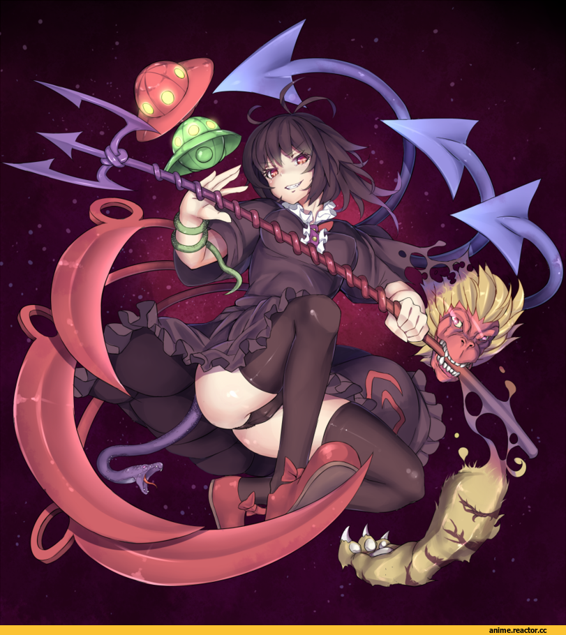 Touhou Project, Houjuu Nue, ginko (nico), Adult pantsu, Anime Ero, Anime