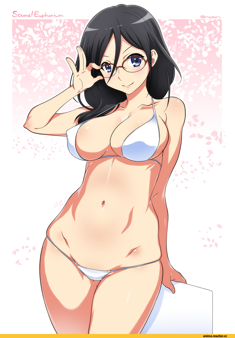 Anime Ero, Anime Ero Swim, Hibike! Euphonium, Tanaka Asuka, Mudou Eichi, Megane, Anime