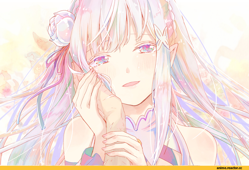 Re Zero Kara Hajimeru Isekai Seikatsu, Emilia (re zero), shake sawa, Anime