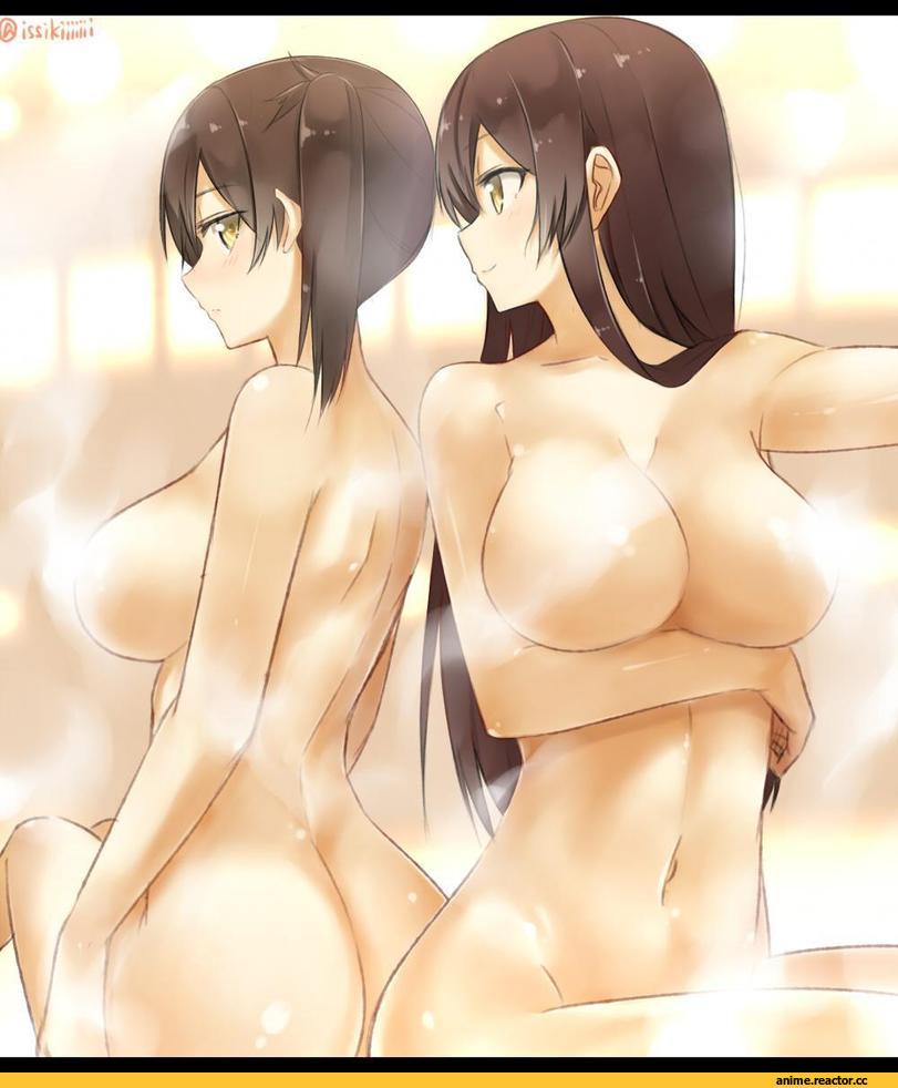 Akagi, Kantai Collection, Kaga (Kantai Collection), Isshiki (Ffmania7), Anime Ero, Anime