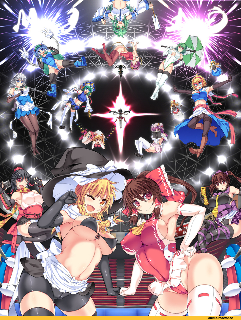 Anime Ero, Alice Margatroid, Flandre Scarlet, Hakurei Reimu, Izayoi Sakuya, Kirisame Marisa, Komeiji Koishi, Patchouli Knowledge, Remilia Scarlet, Shameimaru Aya, Anime, Touhou Project, hisui (stapspats), hourai doll, Shanghai Doll, Himekaidou Hatate, Shiki Eiki, Kawashiro Nitori, Kazami Yuuka, Komeiji Satori, Kochiya Sanae