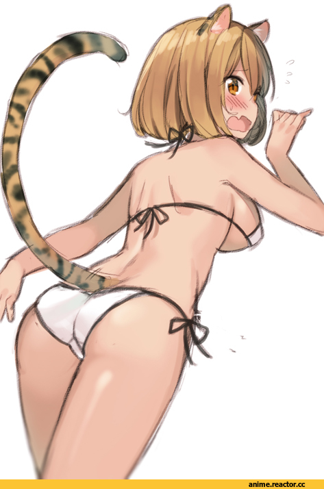 midorikawa you, AO, Anime Art, oshiri, Anime Ero, neko, Animal Ears, Anime Ero Swim, Anime