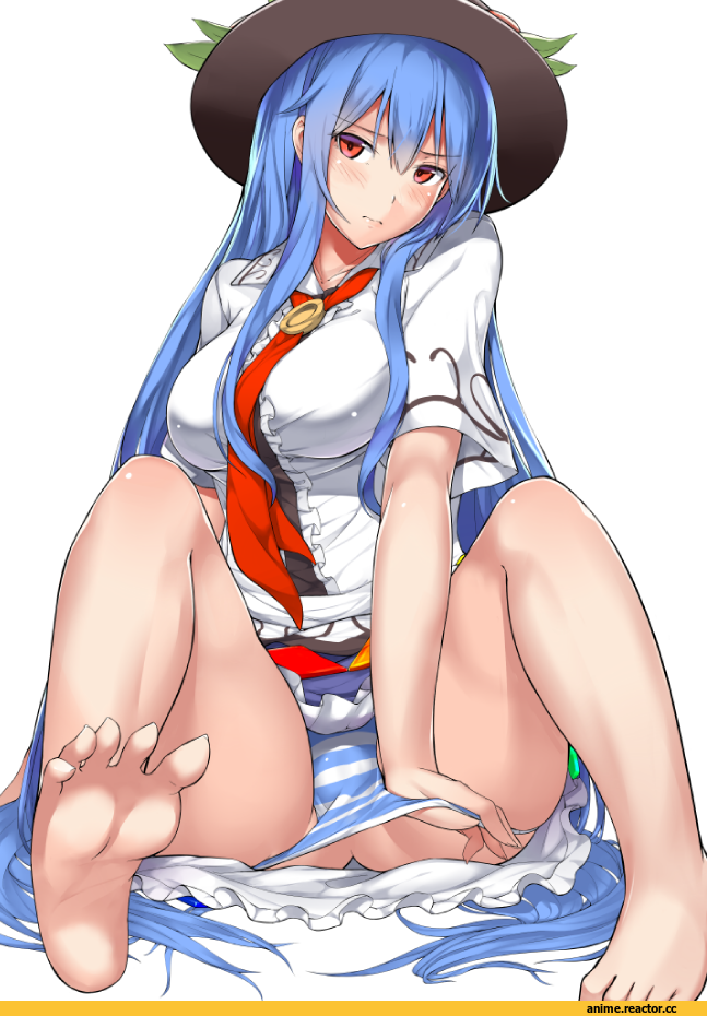 Hinanawi Tenshi, Touhou Project, neropaso, Adult pantsu, Anime Ero, Anime