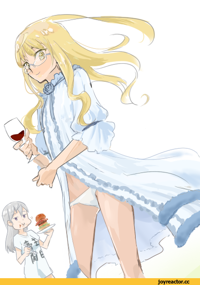 Strike Witches, Eila Ilmatar Juutilainen, Perrine H. Clostermann, Adult pantsu, Anime Ero, Megane, Anime