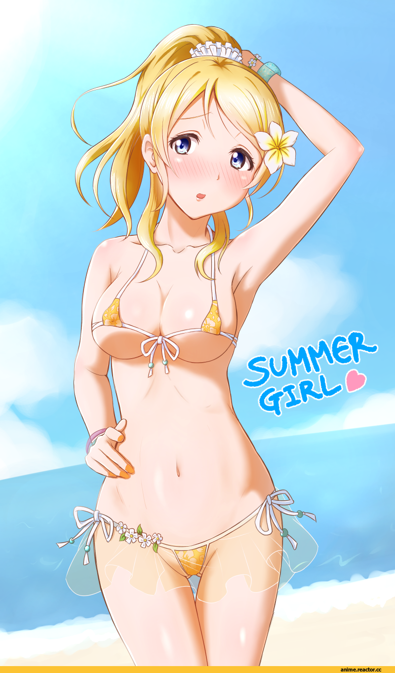 Ayase Eli, Love Live!, ckst, Anime Ero Swim, Anime Ero, Anime