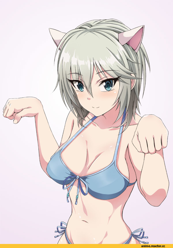 Idolmaster, Anastasia (Idolmaster), Anime Ero, Anime Ero Swim, Animal Ears, nekomimi, inoshira, Anime Ero Oppai, Anime