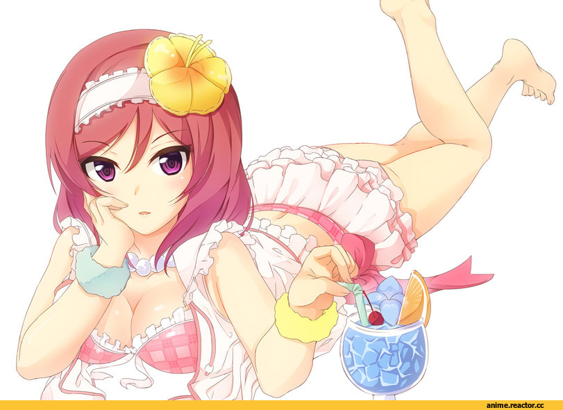 Anime Art, yuu (oosakazaijyuu), Anime Ero, Anime Ero Swim, Love Live!, Nishikino Maki, Anime