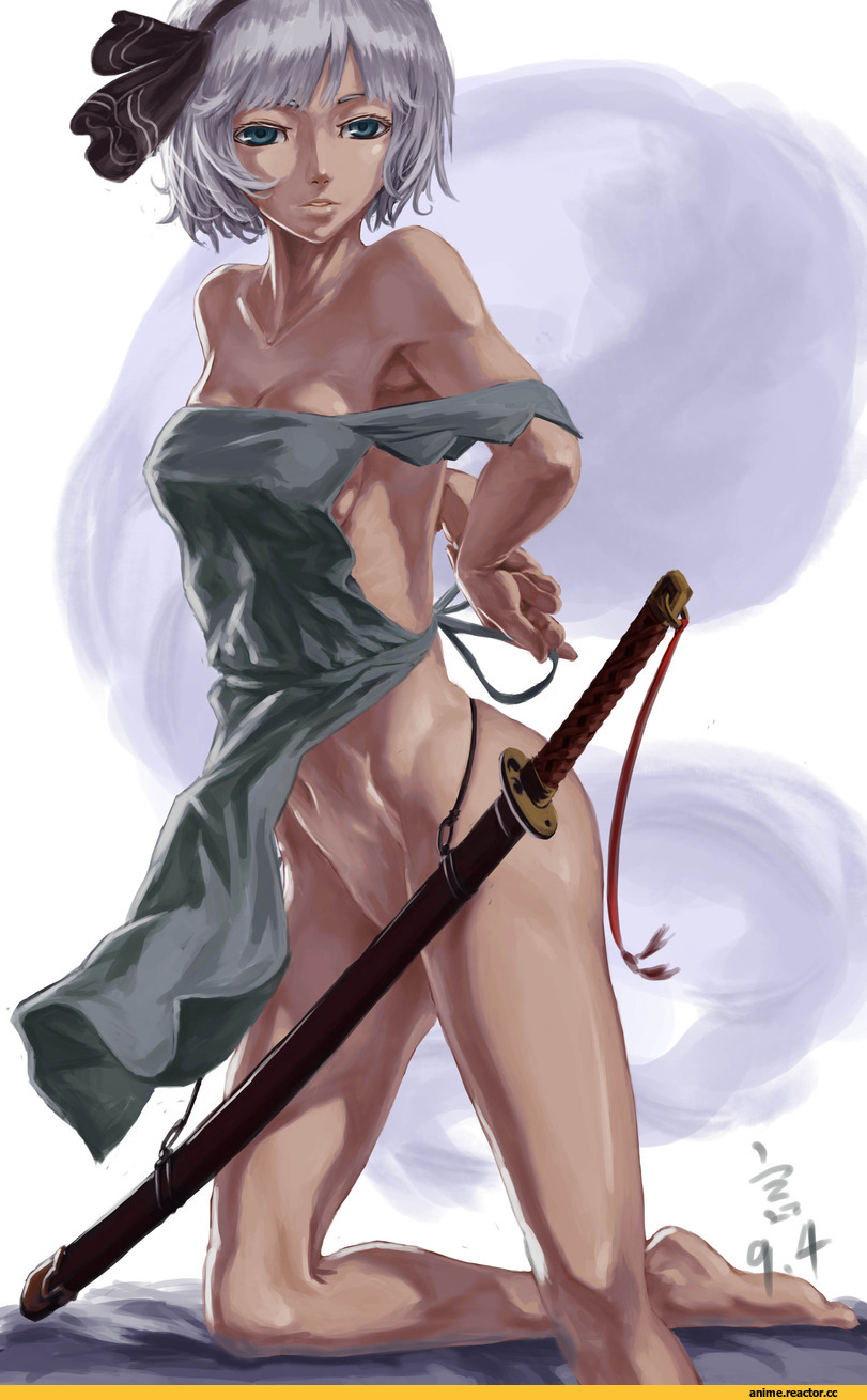 Touhou Project, Konpaku Youmu, Anime Ero, surutsu, scrap iron, Anime