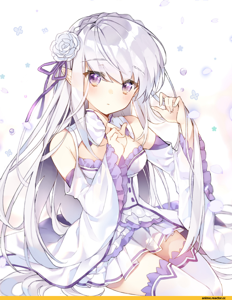 Re Zero Kara Hajimeru Isekai Seikatsu, Emilia (re zero), pingo, Anime