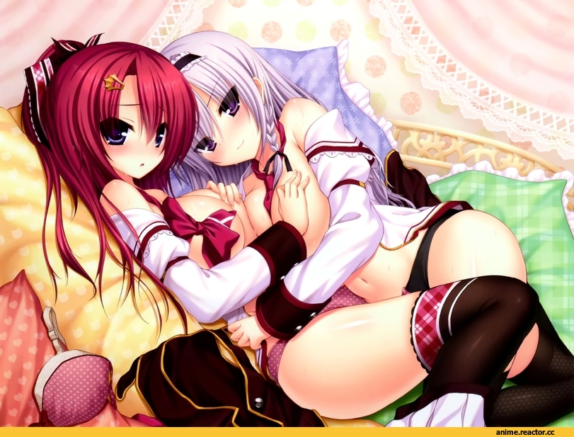 Anime Art, syroh, yakimochi stream, ibuki kohane, yukikura mutsuki, Anime Ero, Anime Adult pantsu, Anime
