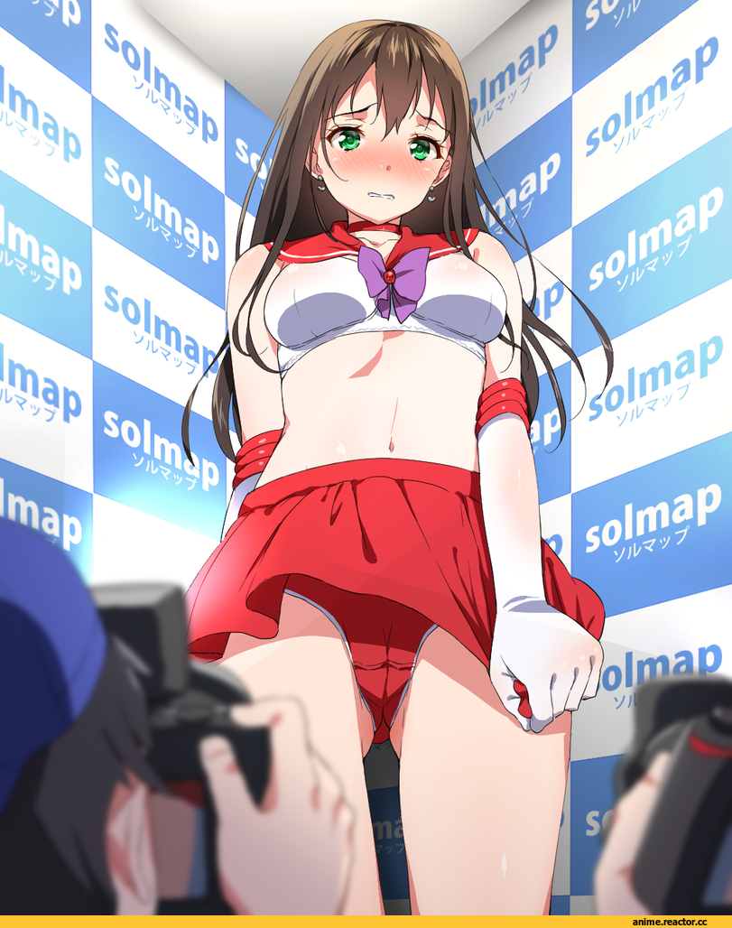 Idolmaster, Bishoujo Senshi Sailor Moon, Shibuya Rin, asahina hikage, Adult pantsu, Anime Ero, crossover, Anime