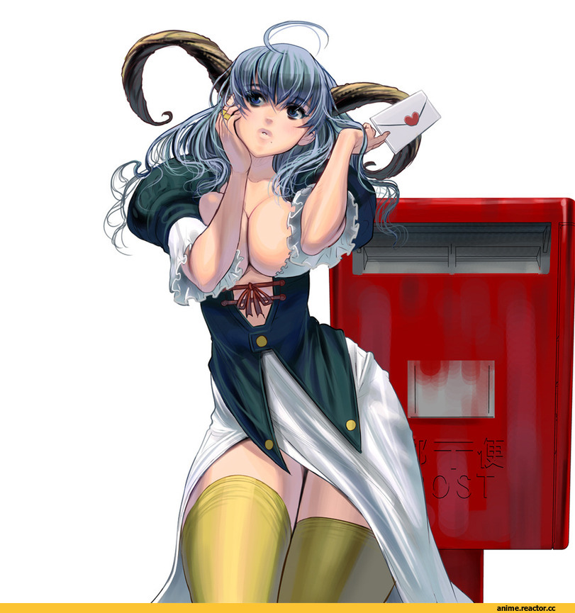 Anime Art, Anime Ero, AO, horns, Masao, Anime