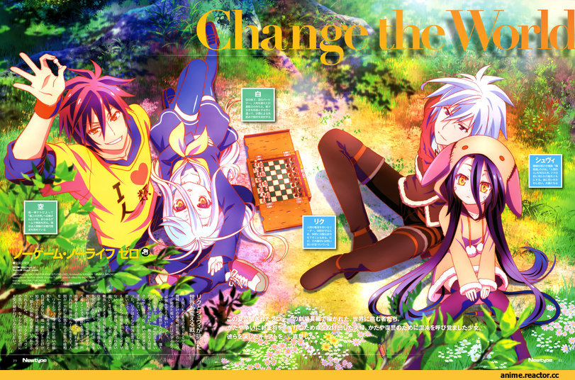 No Game No Life, fukushi mayumi, Shiro (NGNL), Sora (NGNL), Shuvi Dola, Riku Dola, Anime