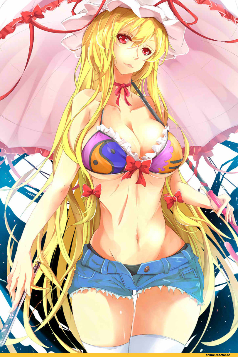 Anime Ero, Anime Ero Swim, Touhou Project, Yakumo Yukari, uumenn, Anime