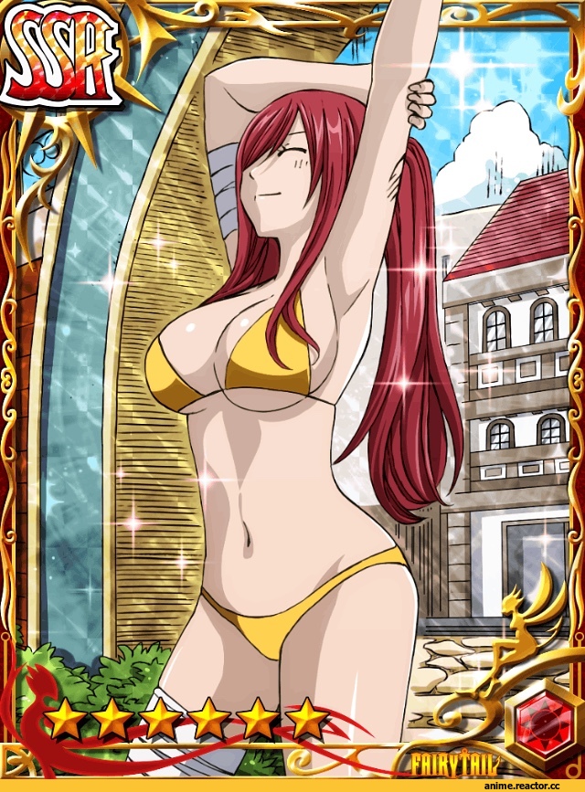 Fairy Tail, Lucy Heartfilia, Erza Scarlet, Anime Ero Swim, Anime Ero, еще одна в комментариях, Kagura Mikazuchi, Anime