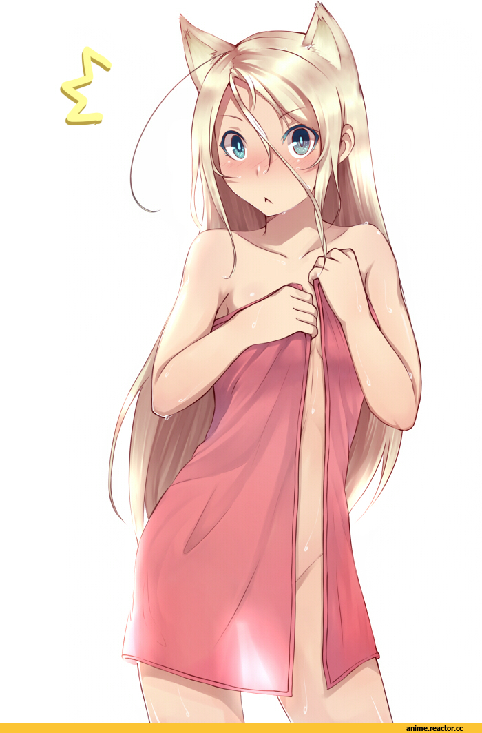 Anime Ero Swim, Anime Ero, Anime Art, neko, Animal Ears, Anime