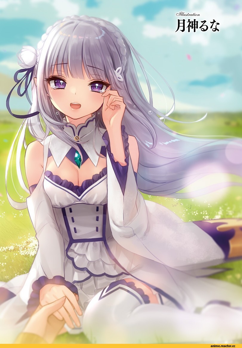 Emilia (re zero), Re Zero Kara Hajimeru Isekai Seikatsu, tsukigami luna, Anime
