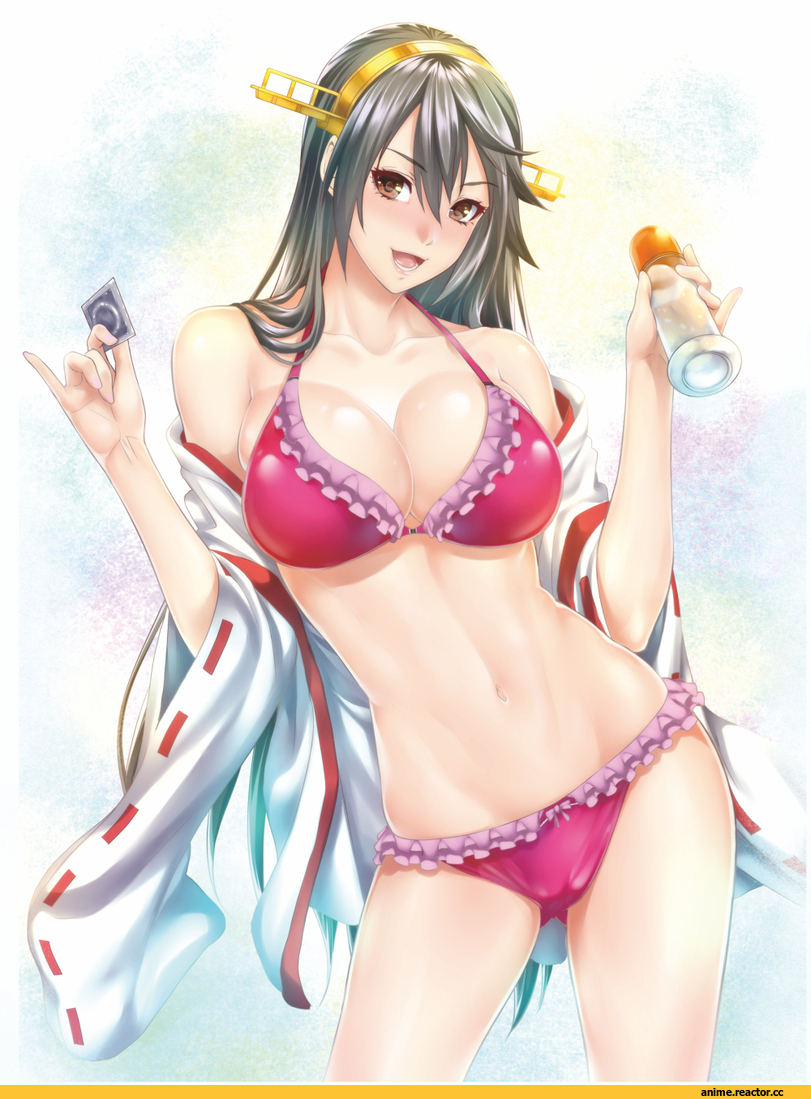 Anime Ero, Haruna (Kantai Collection), Kantai Collection, Zucchini, Anime Art, Anime Ero Swim, Anime