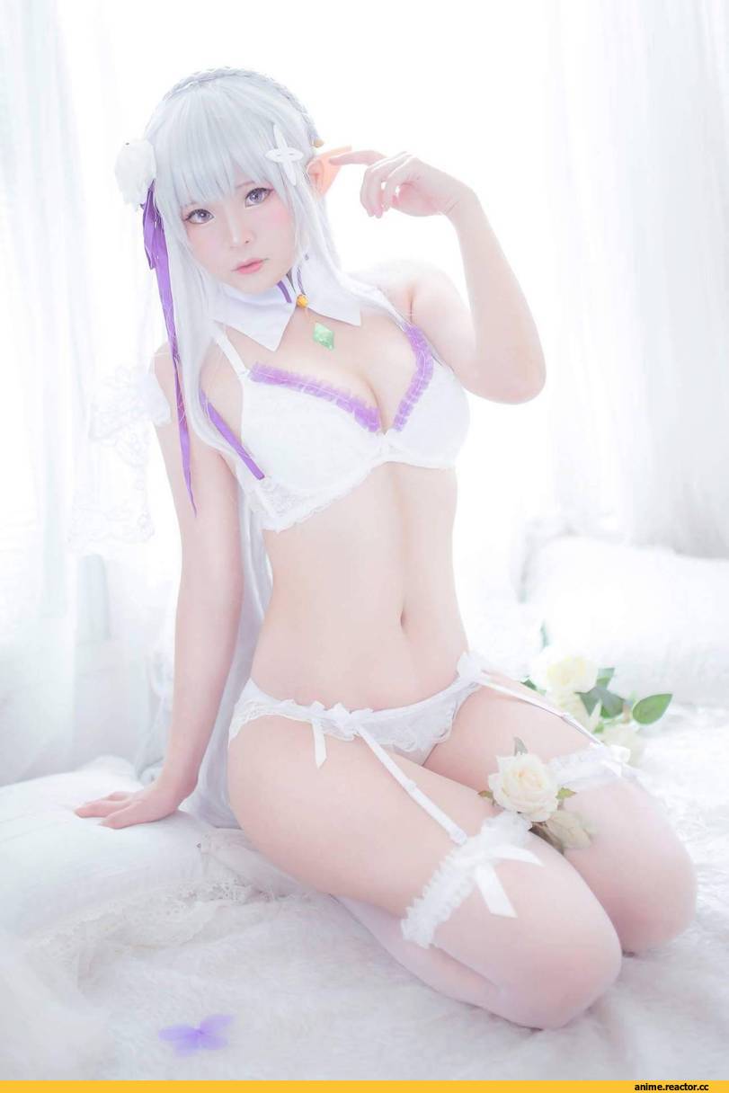 Anime Ero Cosplay, Anime Cosplay, Emilia (re zero), Re Zero Kara Hajimeru Isekai Seikatsu, Anime