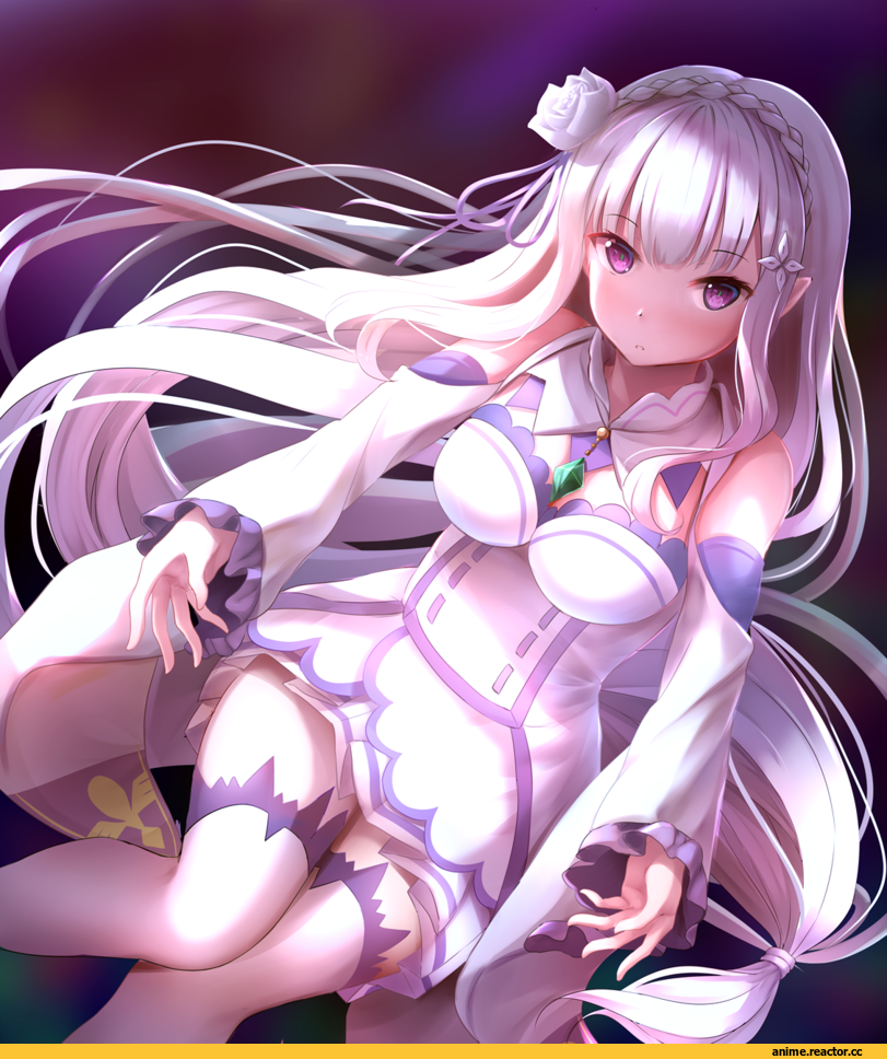 Emilia (re zero), Re Zero Kara Hajimeru Isekai Seikatsu, Anime