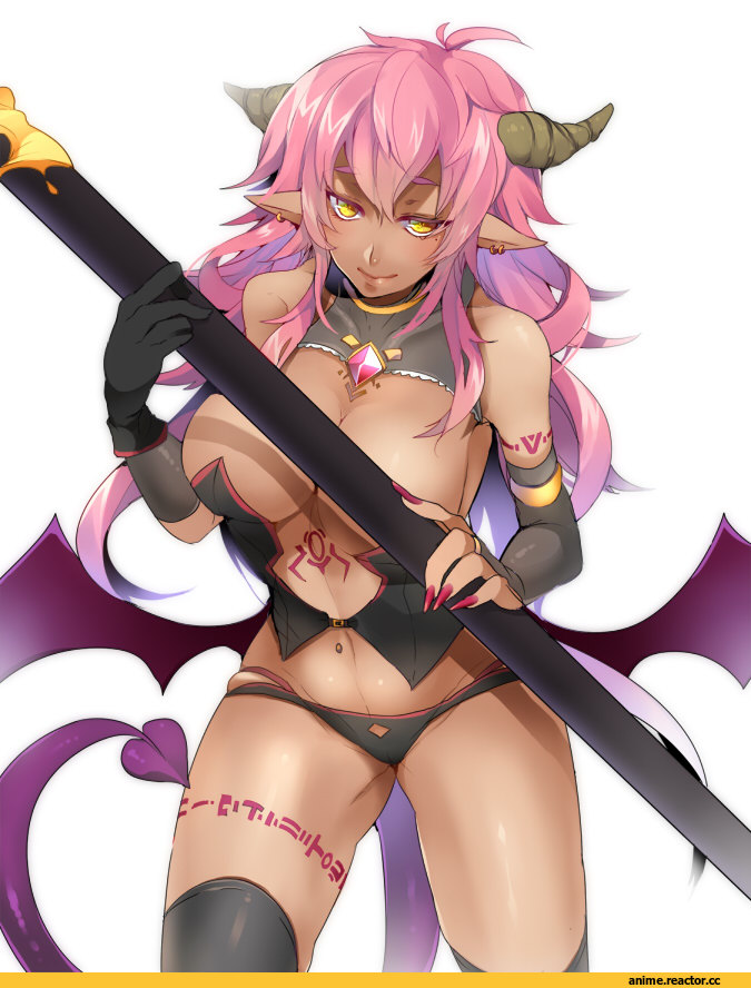 Anime Original, Anime Art, Monster Girl (Anime), Succubus (Monster Girl Anime), Anime Ero, Adult pantsu, Anime