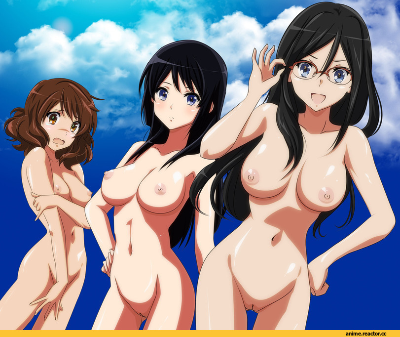Anime Art, gentoku, Anime Ero, Anime Ero Oppai, Anime Ero Megane, Hibike! Euphonium, kousaka reina, oumae kumiko, Tanaka Asuka, Anime Ero Pussy, Anime