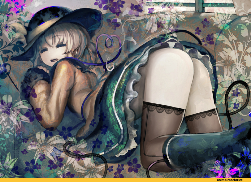 Touhou Project, Komeiji Koishi, organ derwald, Anime Ero Ass, Anime Ero, Anime