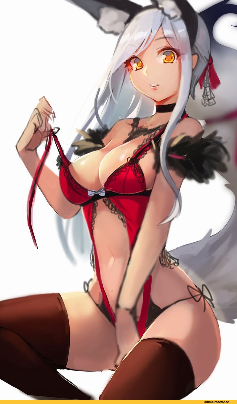 ani, песочница, Anime Ero, Kitsune, Animal Ears, Anime