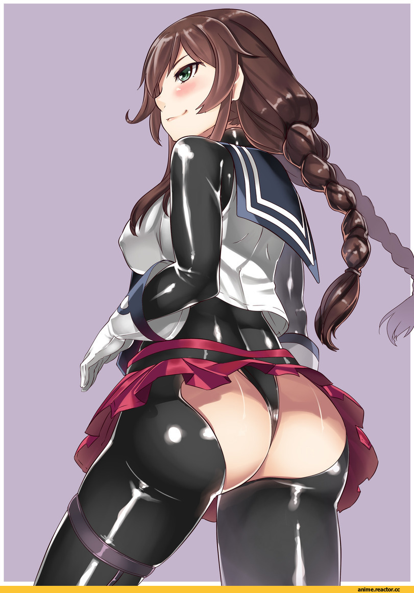 Noshiro, Kantai Collection, hiememiko, oshiri, Anime Ero, Anime
