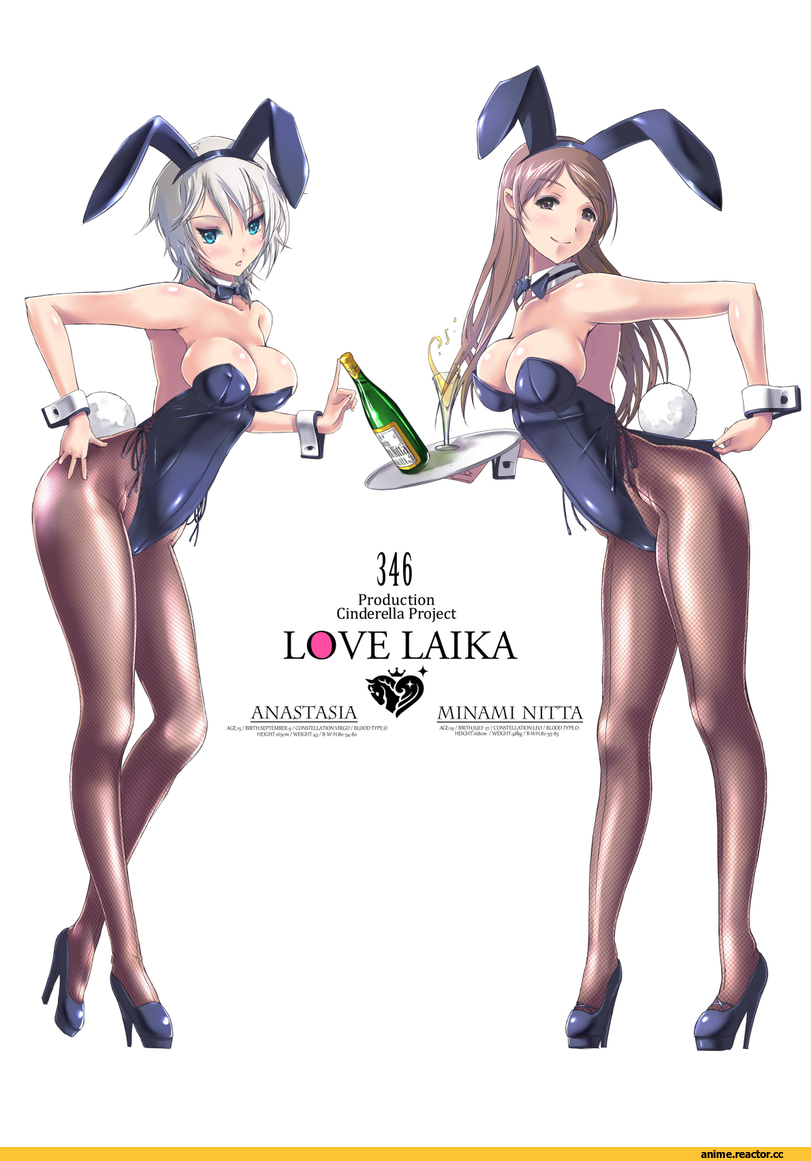 Nitta Minami, Idolmaster, Anastasia (Idolmaster), Anime Ero, Usagimimi, Animal Ears, Anime