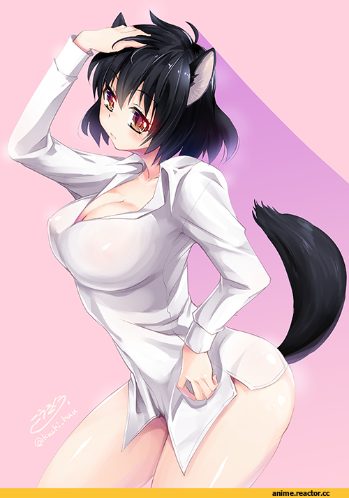 Chain Sumeragi, Kekkai Sensen, Inumimi, Animal Ears, Anime Ero, Anime