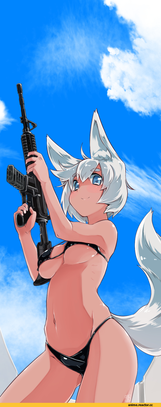 ariyoshi gen, Anime Ero Swim, Anime Ero, Animal Ears, Опасные Няшки, Anime Няши, Inumimi, Anime