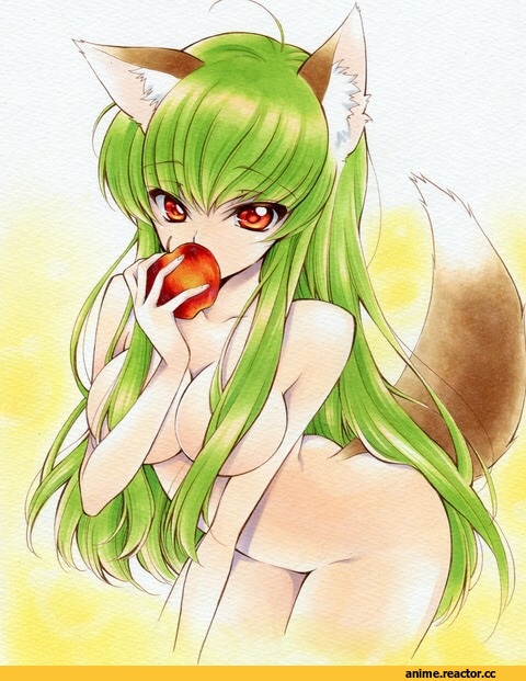 CC, Code Geass, Anime Ero, Horo, Spice and Wolf, Inumimi, Animal Ears, crossover, Anime Paint, Anime Art, Anime