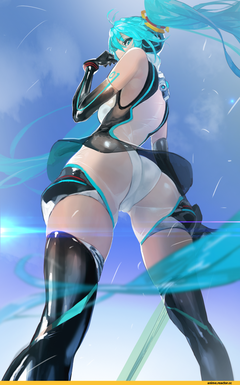 Hatsune Miku, Vocaloid, yang-do, Anime Art, oshiri, Anime Ero, Anime