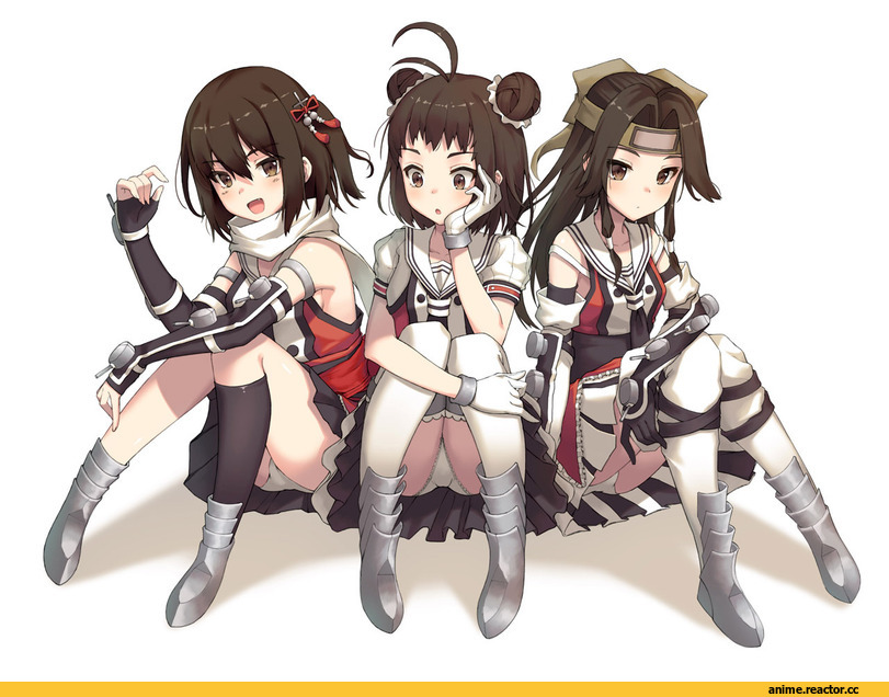 Anime Art, s-goon, Kantai Collection, Sendai (Kantai Collection), Naka (Kantai Collection), Jintsuu (Kantai Collection), Anime Ero, Anime Adult pantsu, Anime
