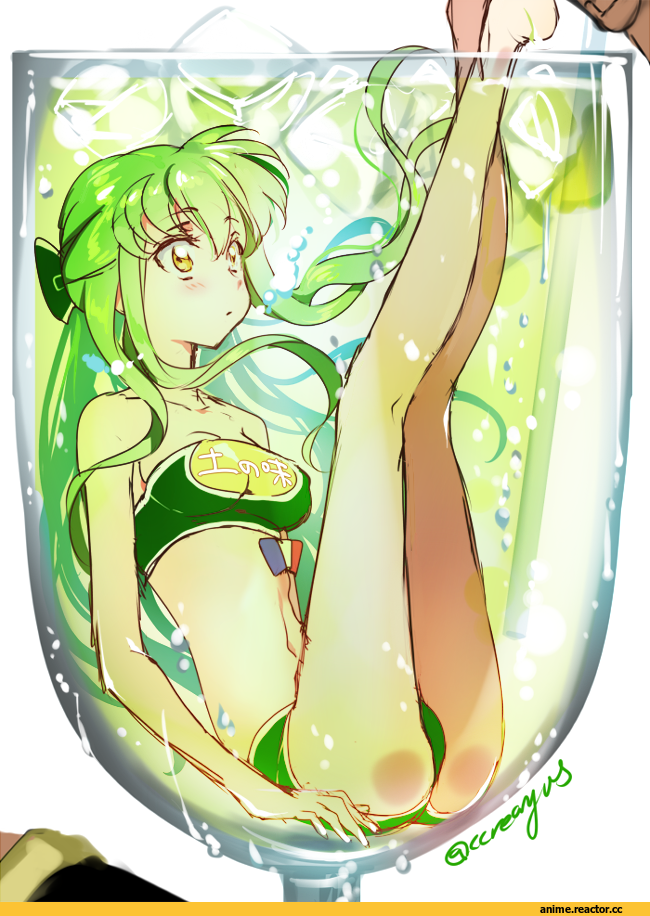 Code Geass, CC, Creayus, Anime Art, Няши в еде, Anime Няши, Anime Ero Swim, Anime Ero, Anime