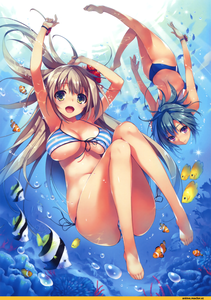 Tomose Shunsaku, Anime Art, Anime Ero Swim, Anime Ero, AO, Anime