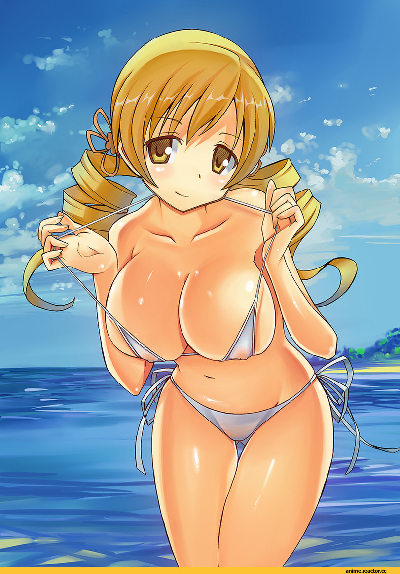 Tomoe Mami, Mahou Shoujo Madoka Magica, kamegon, Anime Ero Swim, Anime Ero, Anime Ero Kyonyuu, Anime