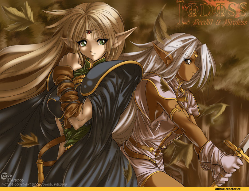 record of lodoss war, Anime Art, pirotess, deedlit, в комментариях ещё, Anime Ero Swim, Anime Ero, Anime