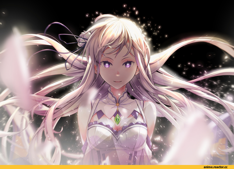 cosmicsnic, Emilia (re zero), Re Zero Kara Hajimeru Isekai Seikatsu, Anime Art, Anime