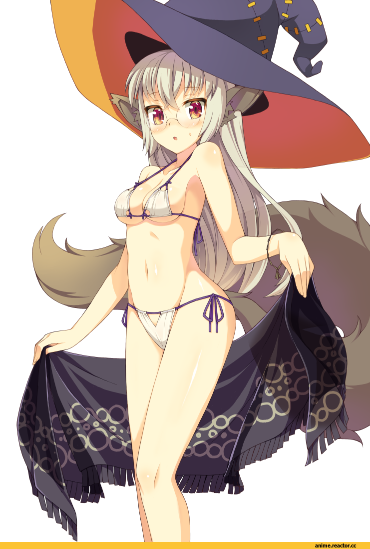 Anime Art, Animal Ears, Anime Ero, Anime Ero Swim, Anime Ero Megane, Inumimi, Anime