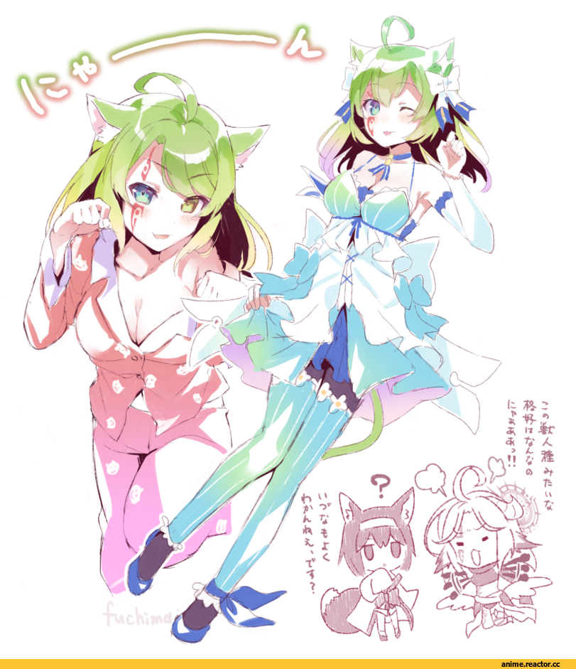 Monogatari (Series), Black Hanekawa, Felix Argyle, Re Zero Kara Hajimeru Isekai Seikatsu, Hatsuse Izuna, No Game No Life, horie yui, azriel (no game no life), crossover, fuchima, Anime
