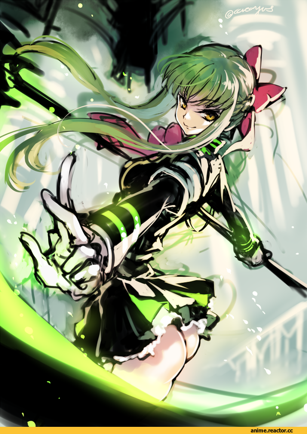Creayus, Anime Art, CC, Code Geass, oshiri, Anime Ero, Hiiragi Shinoa, crossover, Owari no Seraph, Anime