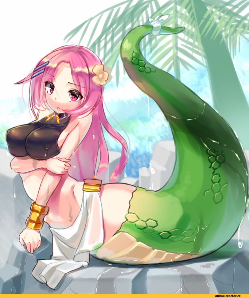 Anime Original, Anime Art, Monster Girl (Anime), Anime Ero, kazo, Lamia (Monster Girl Anime), Anime