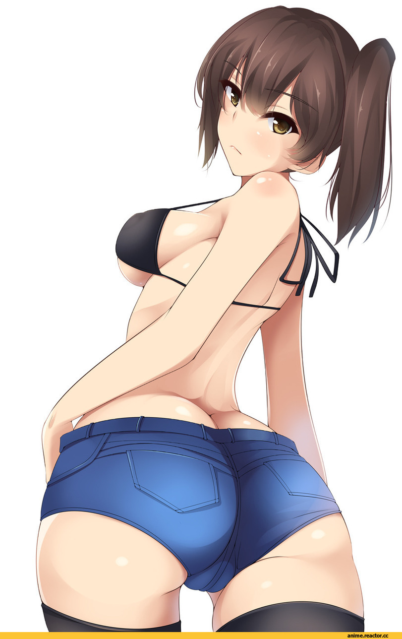 Anime Art, nksk, Kantai Collection, Kaga (Kantai Collection), Anime Ero, Anime Ero Ass, Anime