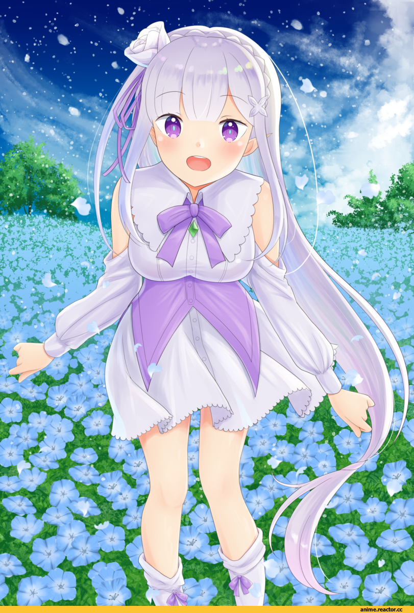 Re Zero Kara Hajimeru Isekai Seikatsu, Emilia (re zero), Anime