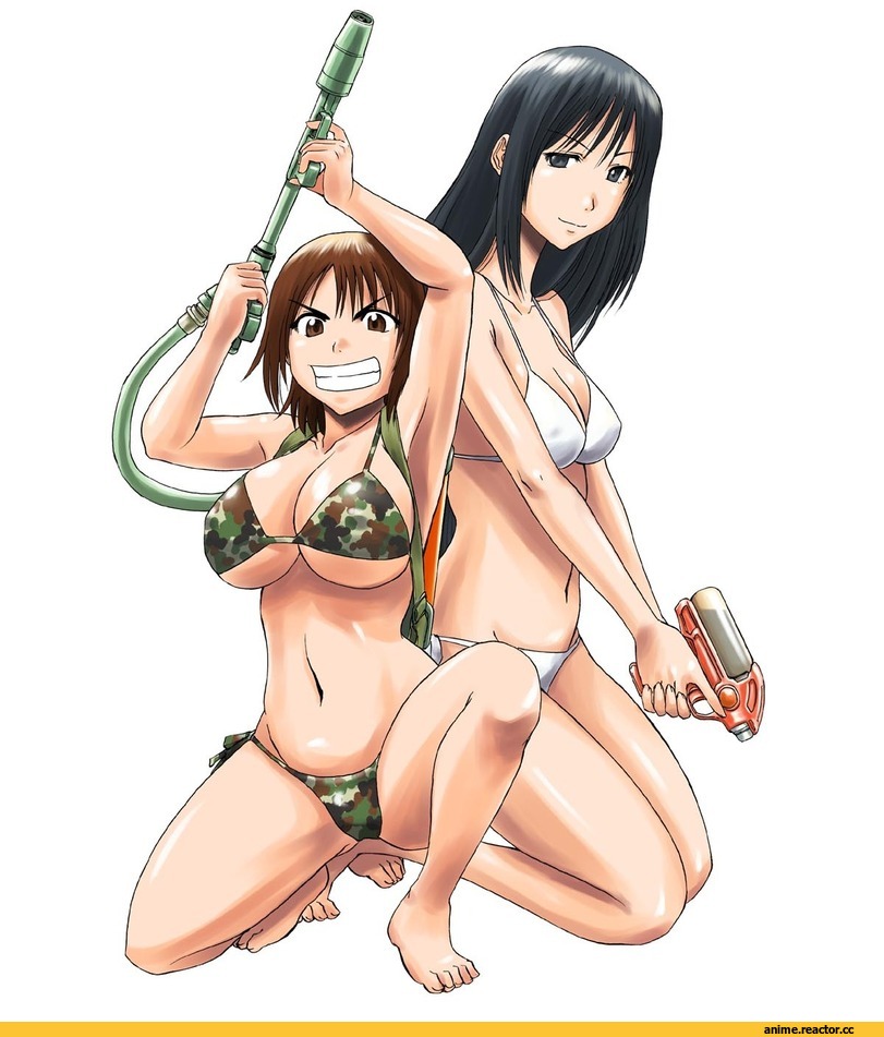 Anime Art, Gate - Thus the JSDF Fought There, Anime Ero Swim, Anime Ero, Kuribayashi Shino, kurokawa mari, sao satoru, Anime Ero Kyonyuu, Опасные Няшки, Anime Няши, Anime