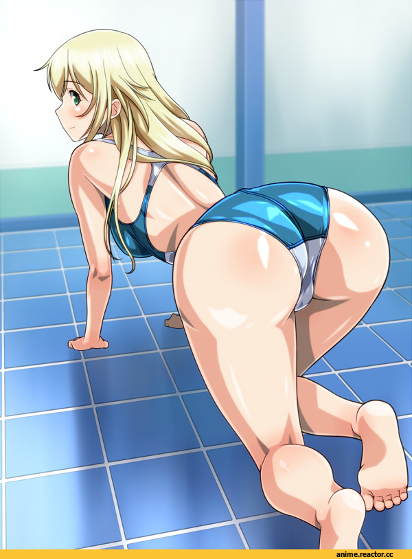 Anime Art, monteri, Kantai Collection, Atago (Kantai Collection), Anime Ero, Anime Ero Swim, Anime Ero Ass, Anime