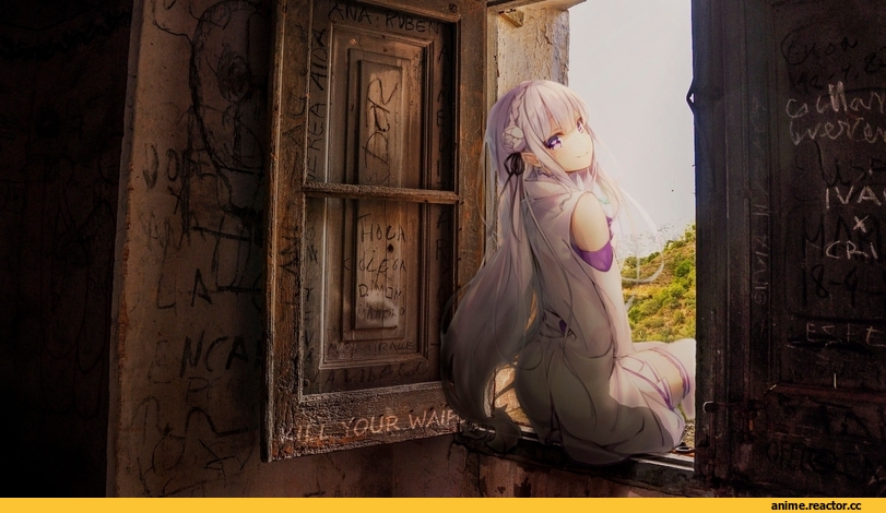 Re Zero Kara Hajimeru Isekai Seikatsu, Emilia (re zero), Anime Art, Anime